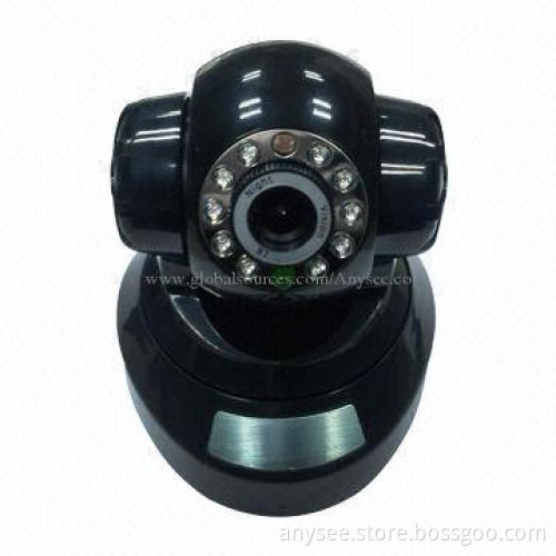 Wi-Fi Free DDNS 2-way Audio IP Security Camera, Pan/Tilt Night Vision Baby Monitor